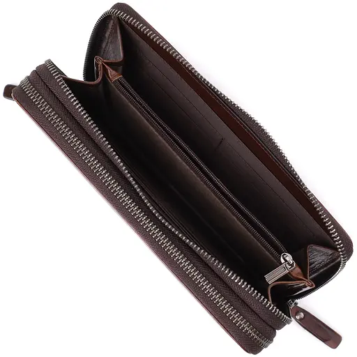 Чоловічий клатч із натуральної шкіри Vintage 12х21х3,5 см sum0027502 - фото 6