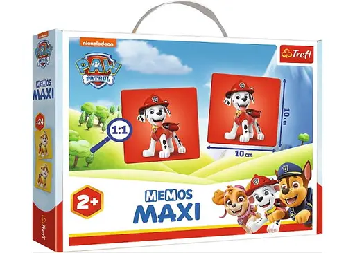 Настільна гра Trefl Мемо MAXI Щенячий патруль (Memos Maxi Paw Patrol) (02264)