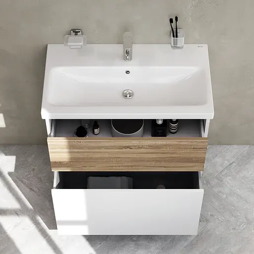 Тумба підлогова AM.PM GEM S 75 см з умивальником M91-FSX0752-WC0752WF38 - фото 3