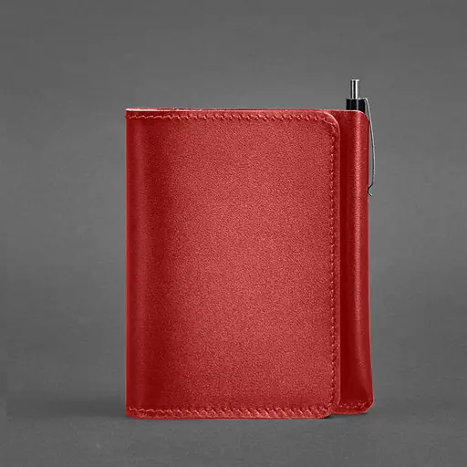 Кожаный портмоне 2.0 красный - фото 3