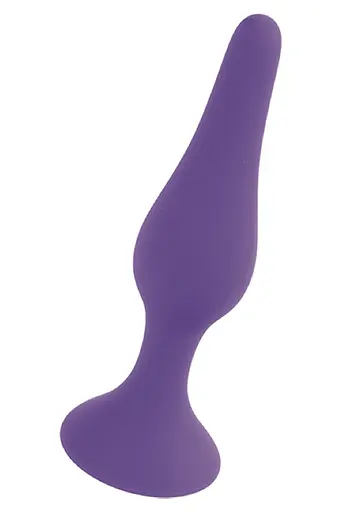 Анальна пробка Boss Silicone Plug Black Extra Large 15 см (фіолетовий)