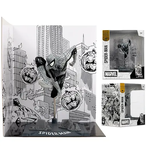 Фигурка Marvel Spider-Man - Разместил коллекцию с Scene - Gold Label 0 - фото 4