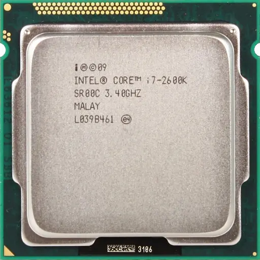 Процессор Intel Core i7 2600K (CM8062300833908) (Socket 1155, 8T, 3.8 ГГц, Tray) Б/у - фото 1