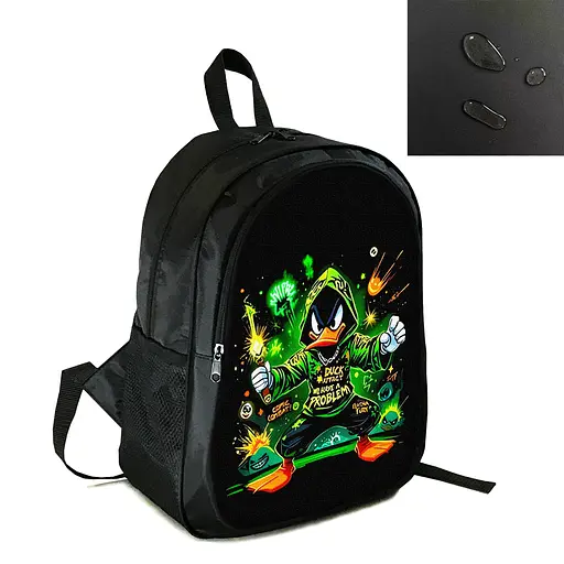 Рюкзак городской/школьный 38×28см с принтом Дональд Дак детский, подростковый, спортивный (4129)