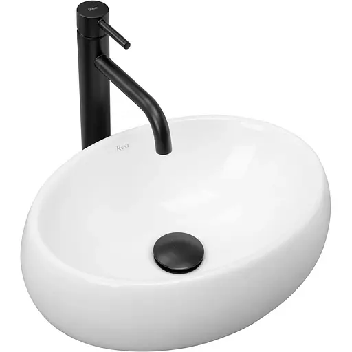 Умивальник Rea Linda mini накладний білий REA-U8856, Білий - фото 1