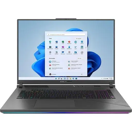 Ноутбук Asus ROG Strix G18 G814JIR-N6049X, Intel Core i9-14900HX, 5.6GHz, 18 WQXGA, 240 Hz, 32GB, SSD 1TB, NVIDIA GeForce RTX 4070 8GB, Windows 11 Pro