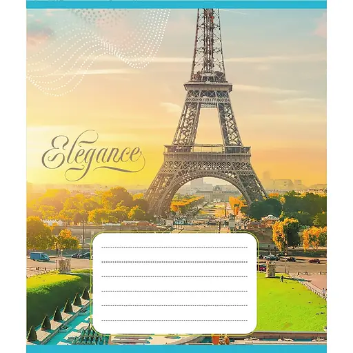 Тетрадь ученическая Города Европы 024-550207K-1 в клетку, 24 листа