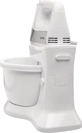 Gorenje Міксер стаціонарний 500 Вт насадки-4, чаша-пластик, 3л, білий - фото 4