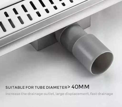 Душевой трап Gappo 70х600 мм, нержавеющая сталь G86007-3 - фото 3