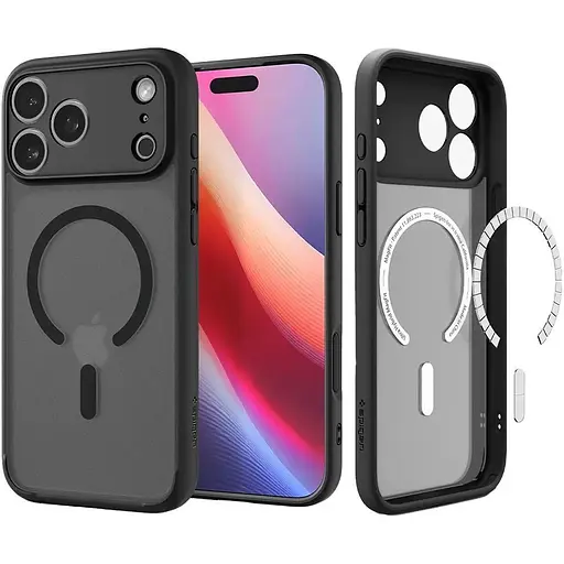 Чехол Spigen Ultra Hybrid with MagSafe для Apple iPhone 17 Pro Frost Black ACS10349 (149401) - фото 3