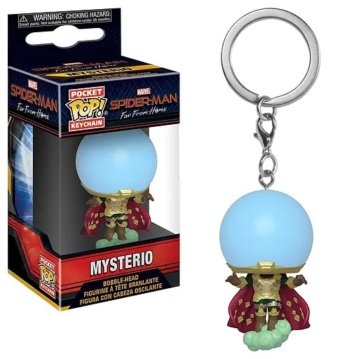 Фигурка-брелок Funko Pop Фанко Поп Mysterio Spider-Man: Far From Home 4 см Trinket SM M - фото 3