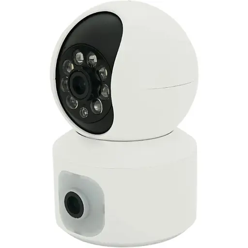 Видеокамера PiPo PP-IPC28D2MP15 внутренняя с двумя объективами SD/карта PTZ 2.8mm ICSee 2+2 Мп Wi-Fi