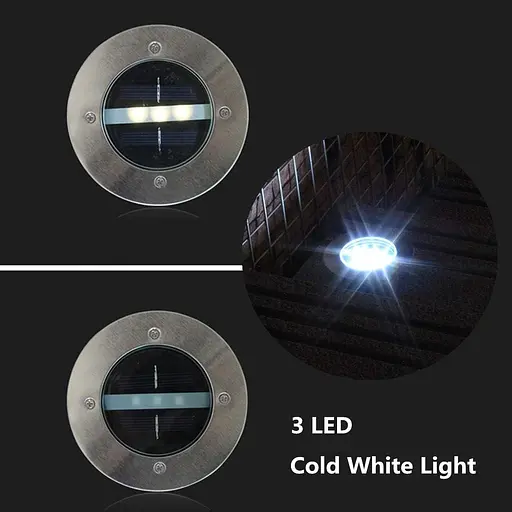 TOSHIN Набір із 4 сонячних підлогових світильників Сад IP65 - фото 2