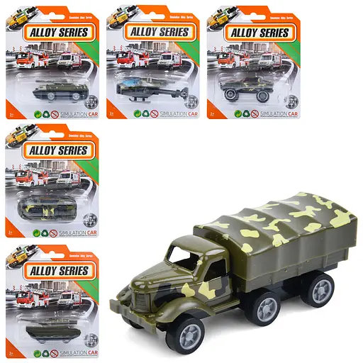 Машина военная техника, 7 см, на листе, 15x12x4 см (В ассортименте) - фото 2