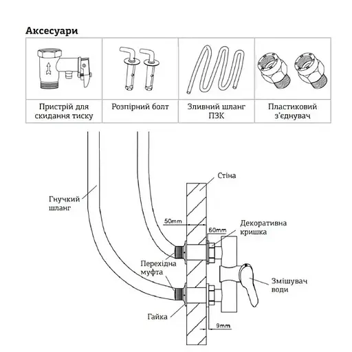 Водонагреватель Mixxus EWH-02080 Slim Dry 80 л, 2 кВт, сухой ТЭН, вертикальный, белый (WH0013) - фото 3