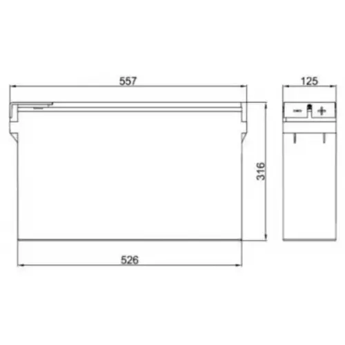 Аккумулятор Rid HC 12V 150Ah (RID HC 12-150) - фото 2