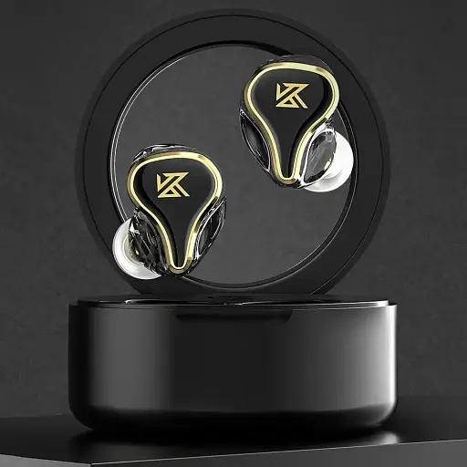 Бездротові навушники Bluetooth KZ SK10 Pro з гібридними випромінювачами чорні - фото 8