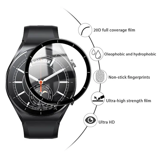 Захисна плівка з рамкою VSKEY для смартгодинника Xiaomi Watch S1 1 шт. - фото 5