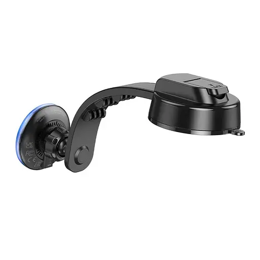 Автотримач Hoco HW25 Magnetic Ring Wireless 15W для смартфона - фото 3