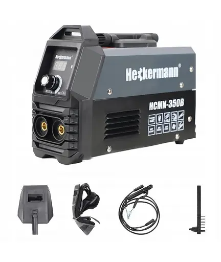 Інверторний зварювальний апарат із функцією гарячого пуску Heckermann HCMN-350B - фото 6