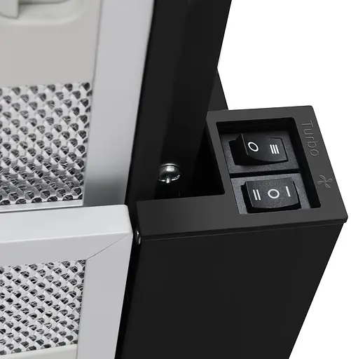 Вытяжка Hansa телескопическая 60 см 270 м3г черная - фото 5