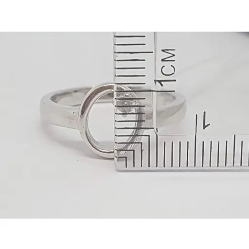 Срібне кільце Срібний рай з фіанітом. 1111 094185 18 - фото 5