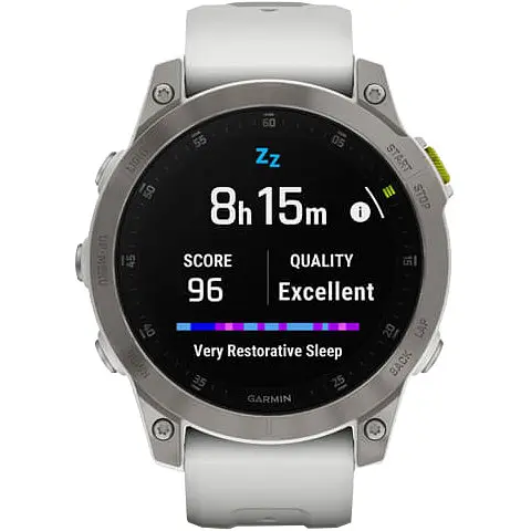 Смарт-часы Garmin Epix (Gen 2) Sapphire-White Titanium (010-02582-20/21) - фото 7