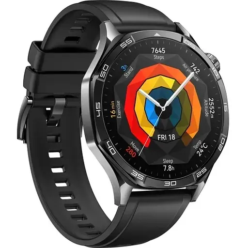 Smart Watch Huawei GT 5 46mm (VLI-B19) Black (Fluoroelastomer Strap) UA - фото 2