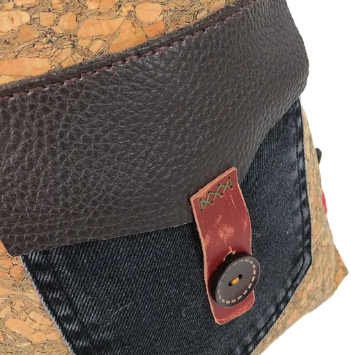 Сумка CoolPack ручной работы из хлопка и коры sum0027218 - фото 9