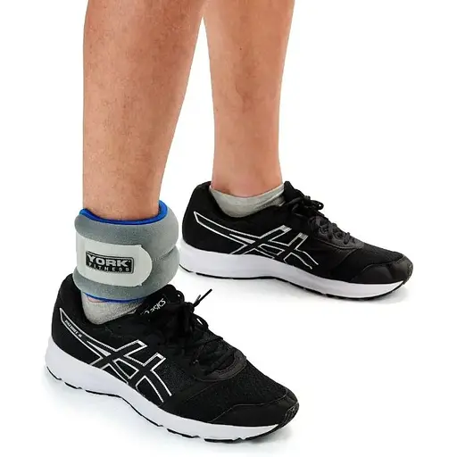 Утяжелители York Fitness Soft для рук и ног 2х1,5кг серый - фото 5