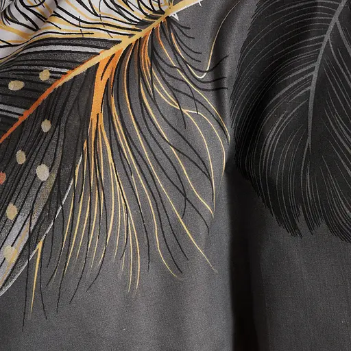 Пододеяльник Moon&Star Бязь Gold Люкс Mystic Feathers Двуспальный 175x210 см - фото 5