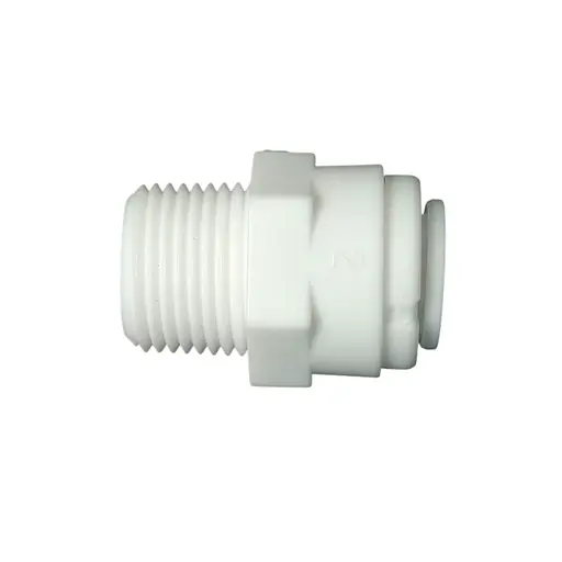 Переходник прямой "-" с наружной резьбой 3/8" трубки*3/8" резьба