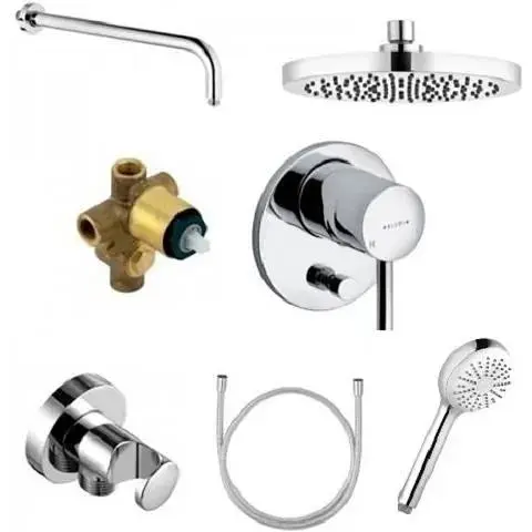 Душова система прихованого монтажу Kludi Bozz 386300576 - фото 1