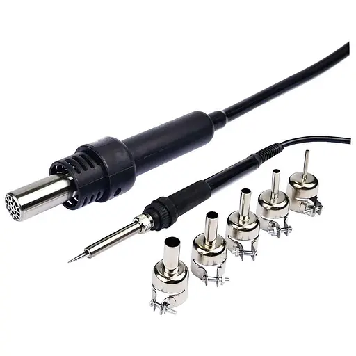 Паяльная станция Baku BK702B/BK702L компрессорная, фен, паяльник - фото 4