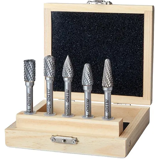 Набір борфрез Alloid Building Tools твердосплавних по металу 5 шт. (CB-63254) - фото 1