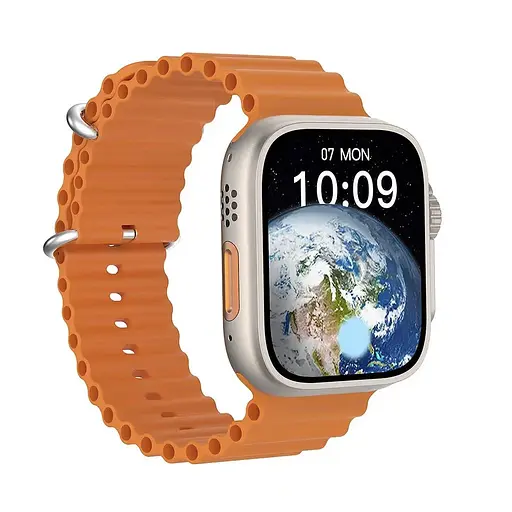 Розумний смарт-годинник Smart Watch GS ULTRA 8 Silver 2.05 безрамковий з бездротовою зарядкою - фото 4