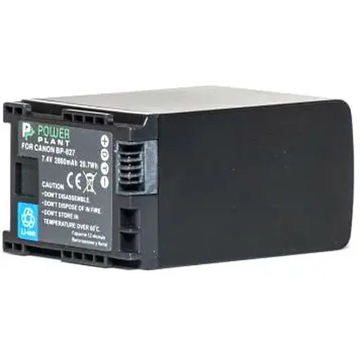 Акумулятор PowerPlant Canon BP-827 Chip 2800mAh