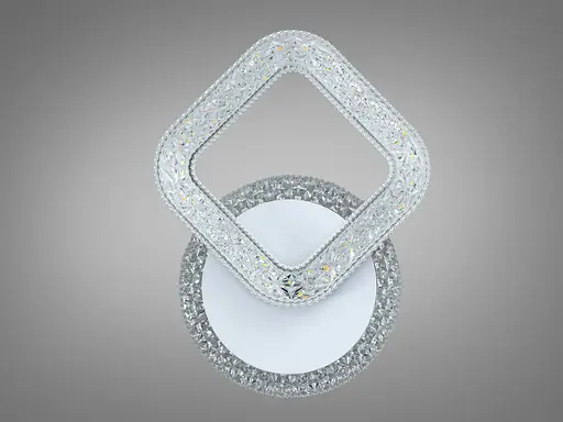 Світлодіодне бра Romin чорне 17 Вт з ланцюжком кругле - фото 4