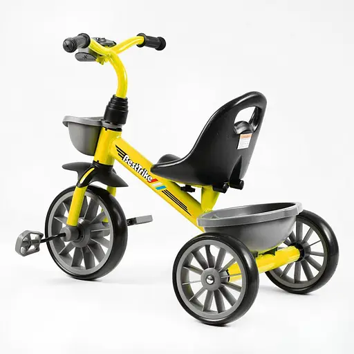 Дитячий триколісний велосипед Best Trike BS-16390 EVA колеса жовтий - фото 2