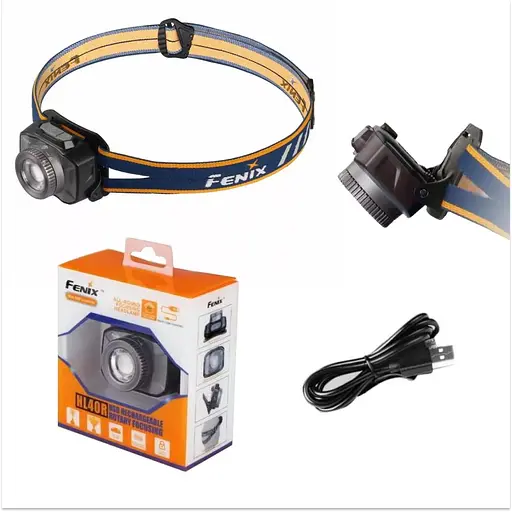 Фонарь налобный Fenix ​​HL40R Cree XP-LHIV2 LED серый - фото 21