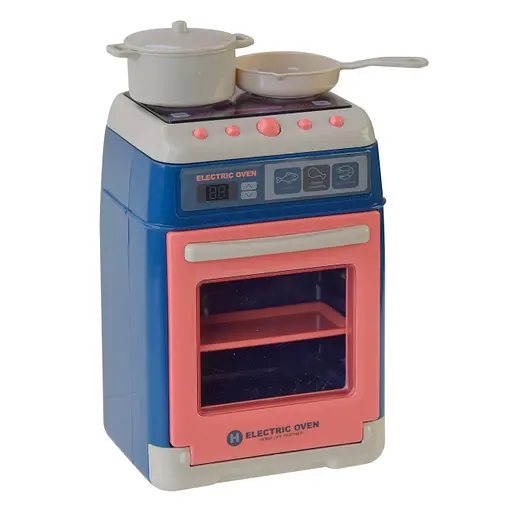 Плита YH129-7C/7S на батарейках, світло, звук, в коробці (6982005400334) Синій - фото 1