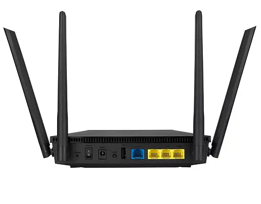 Роутер Asus RT-AX1800U, Black, WiFi 6 (2.4GHz до 574 MB/s / 5GHz до 1201 MB/s), 3xGLan, 1xGWan, 1xUSB2.0, 4 зовнішніх антен - фото 3