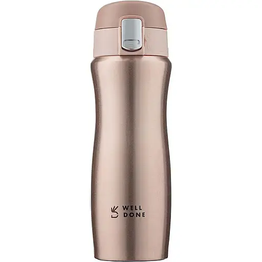 Термокружка Well Done рожеве золото 420 мл (WD-7164D) - фото 1