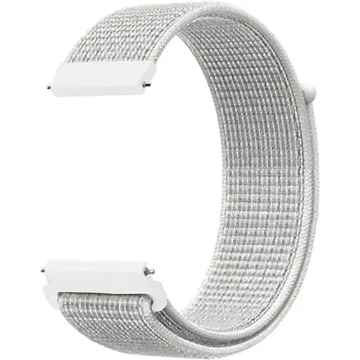 Ремешок DK CDK для Garmin Forerunner 255 / 255 Music 22mm Nylon Sport Loop (012416) (summit white)