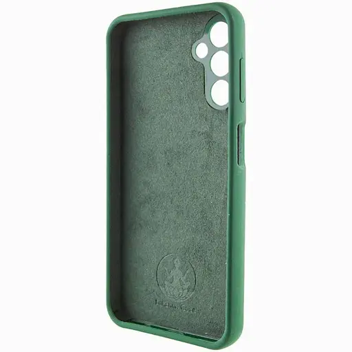 Чохол Lakshmi Silicone Cover Full Camera AA with logo для Samsung Galaxy A15 4G/5G/M15 5G Зелений/Dark green - фото 3