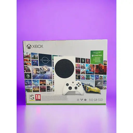 Стационарная игровая консоль Microsoft Xbox Series S + 3 месяца Game Pass 1 джойстик + гарантия