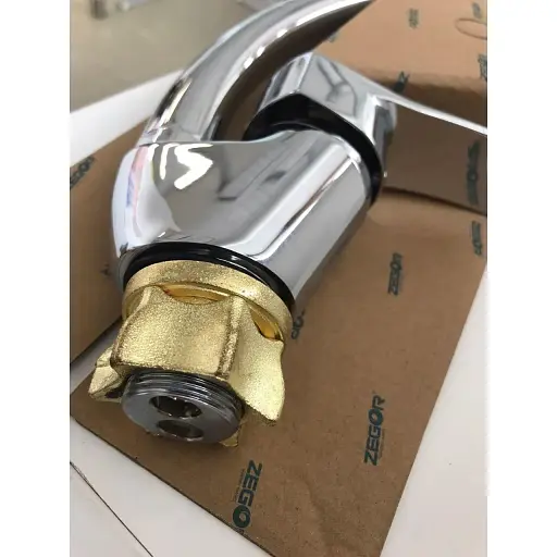 Змішувач для кухні Zegor YUB4-A279 одноважільний Хром 30412 - фото 7