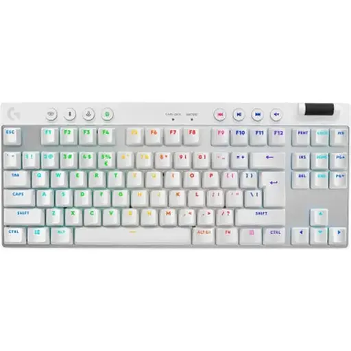 Клавiатура бездротова Logitech G Pro X TKL Lightspeed White Tactile (920-012148)
