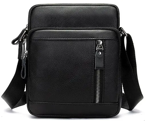 Чоловіча шкіряна сумка Vintage 17,5х22х6,5 см sum0012385 - фото 1