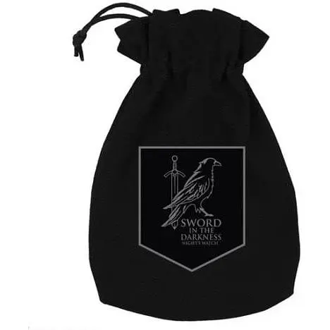 Мішечок для кубиків Q-Workshop Game of Thrones. Night's Watch Dice Pouch (GOT/POU/00190166/2025/5/Z)